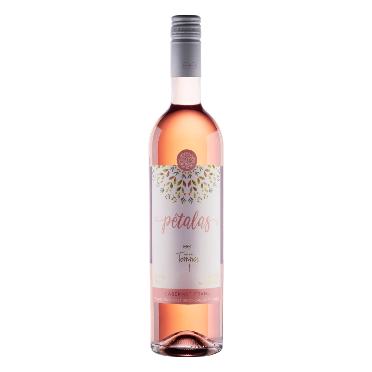 Vinho Brasileiro Rosé Seco Pétalas Góes Tempos Cabernet Franc Garrafa 750ml