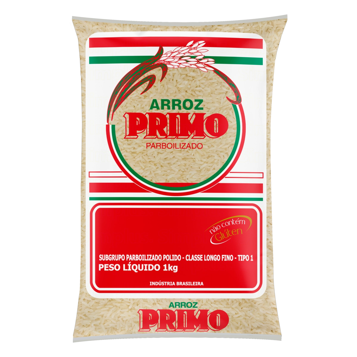 Arroz Parboilizado Tipo 1 Primo Pacote 1kg