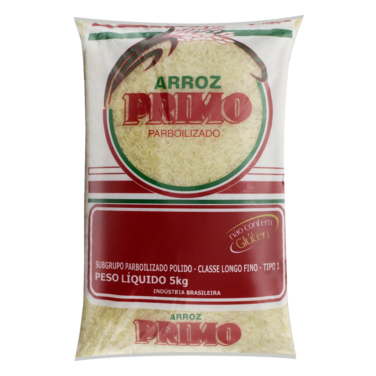 Arroz Parboilizado Tipo 1 Primo Pacote 5kg