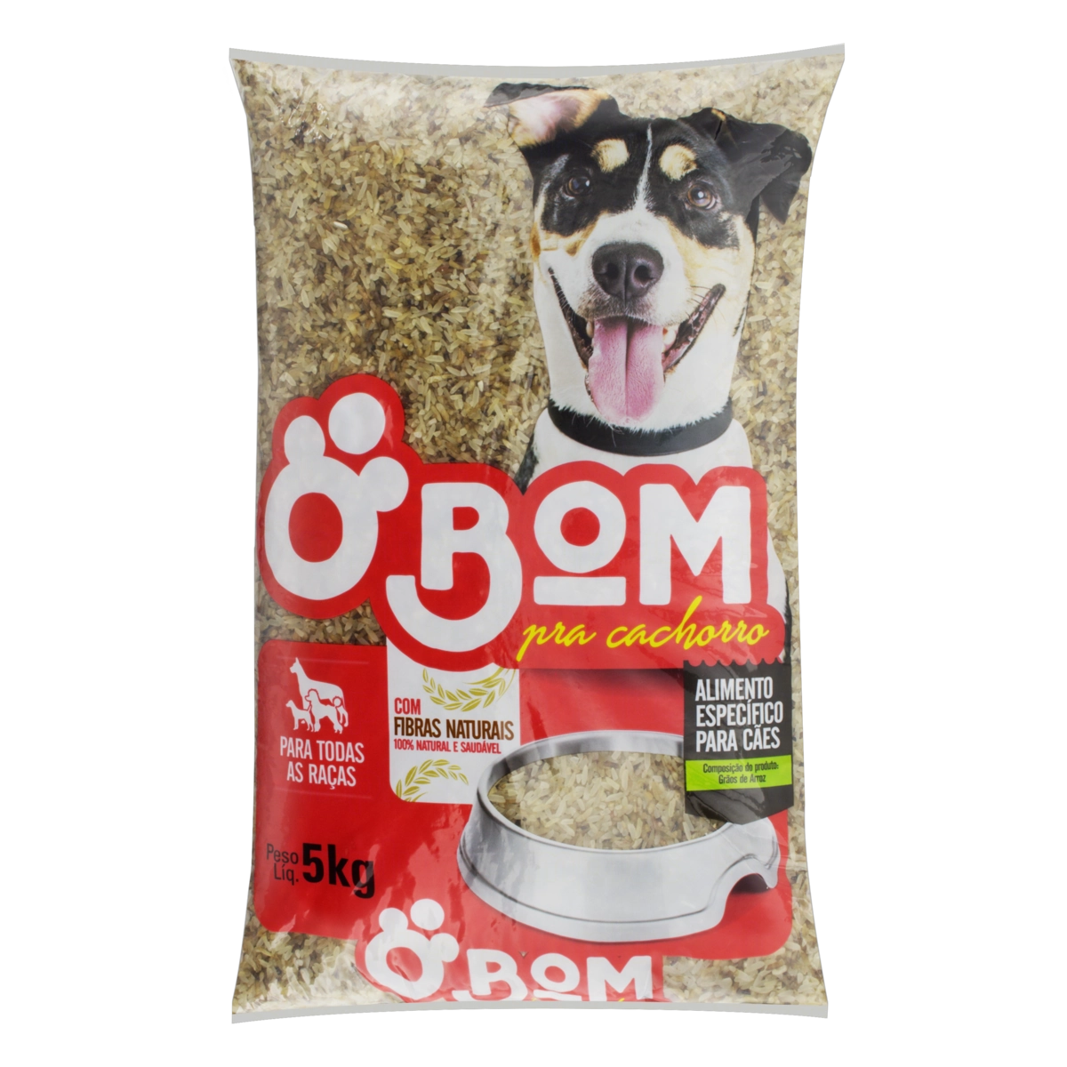 Arroz Para Cães O Bom Pacote 5kg