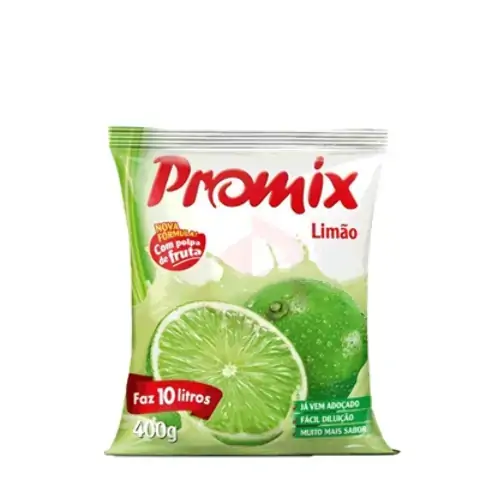 Refresco Em Pó Limão Promix Pacote 300g Embalagem Econômica