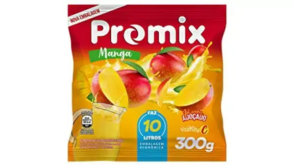 Refresco Em Pó Manga Promix Pacote 300g Embalagem Econômica