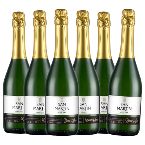 San Martin Demi Sec Vinho Fino Espumante Meio Doce 660 ml