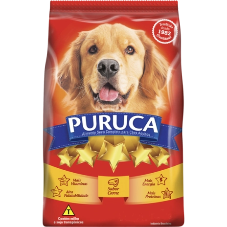 Racao C Puruca 4kg Carne