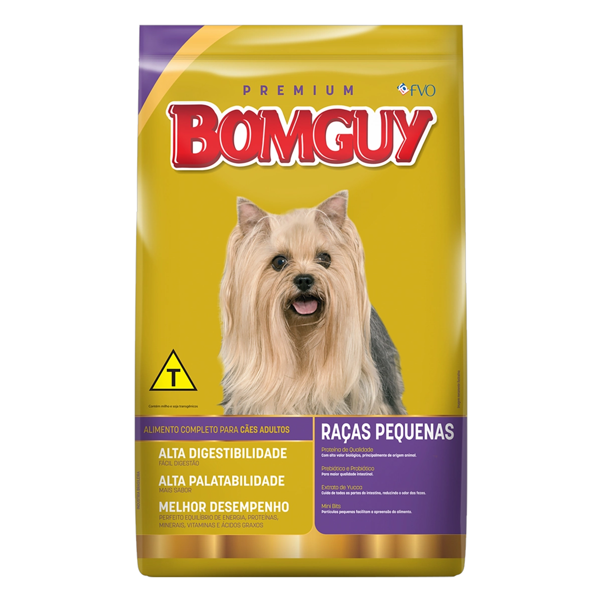 Alimento Para Cães Adultos Raças Pequenas Bomguy Pacote 3kg