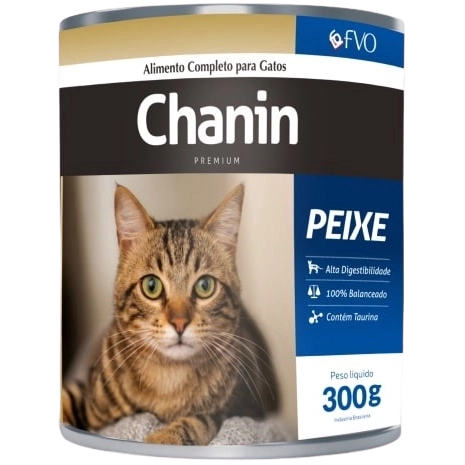 Racao Chanin Peixe Lt 340g