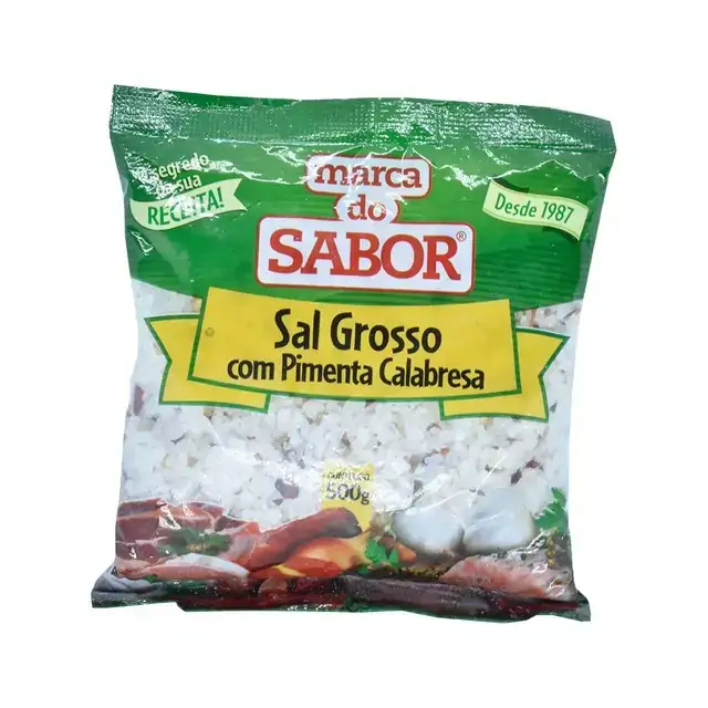 Sal Grosso E Pimenta Calabresa Marca Do Sabor