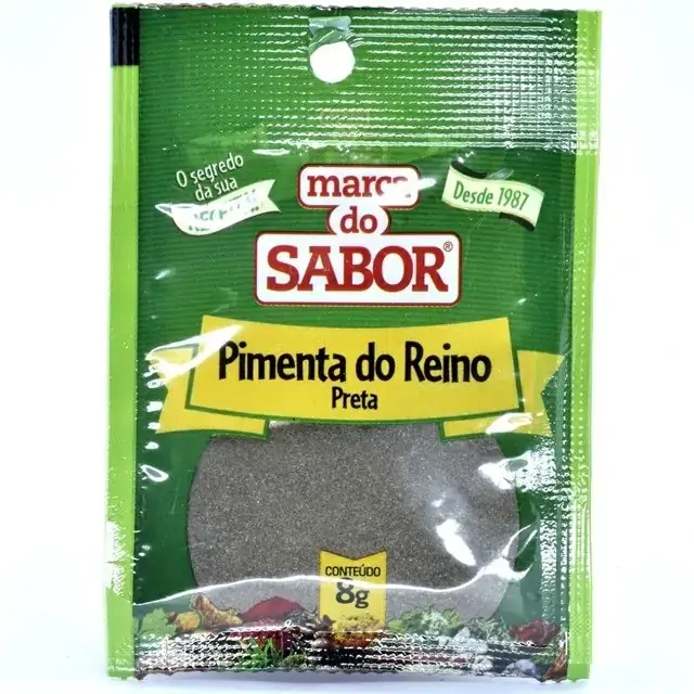Pimenta Do Reino Preta Po Marca Do Sabor 8g