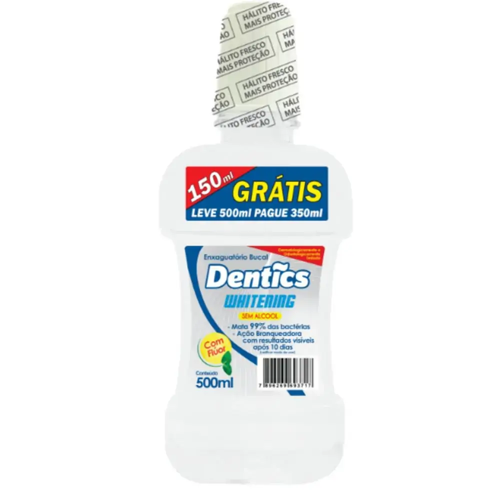 Anti Septico Dentics Whitening Lv500 Pg350ml