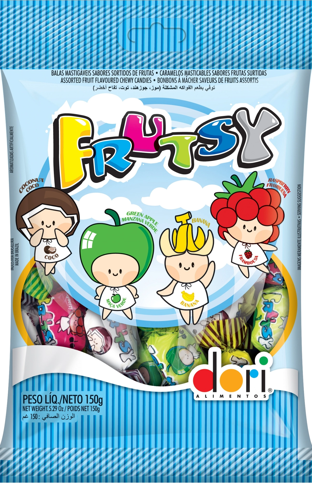 Bala Frutsy Naturais
