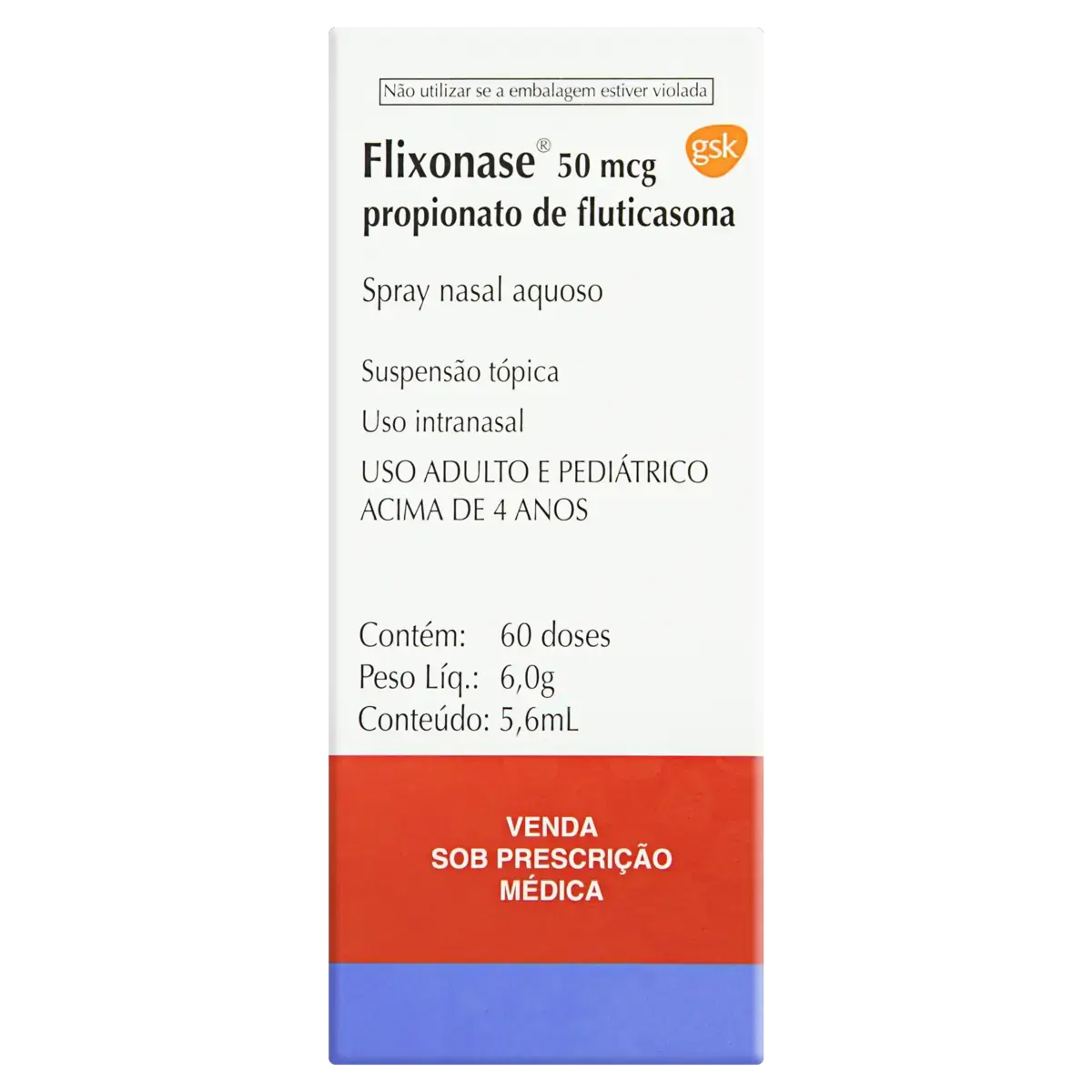 Flixonase 50mcg Gsk Caixa 5,6ml