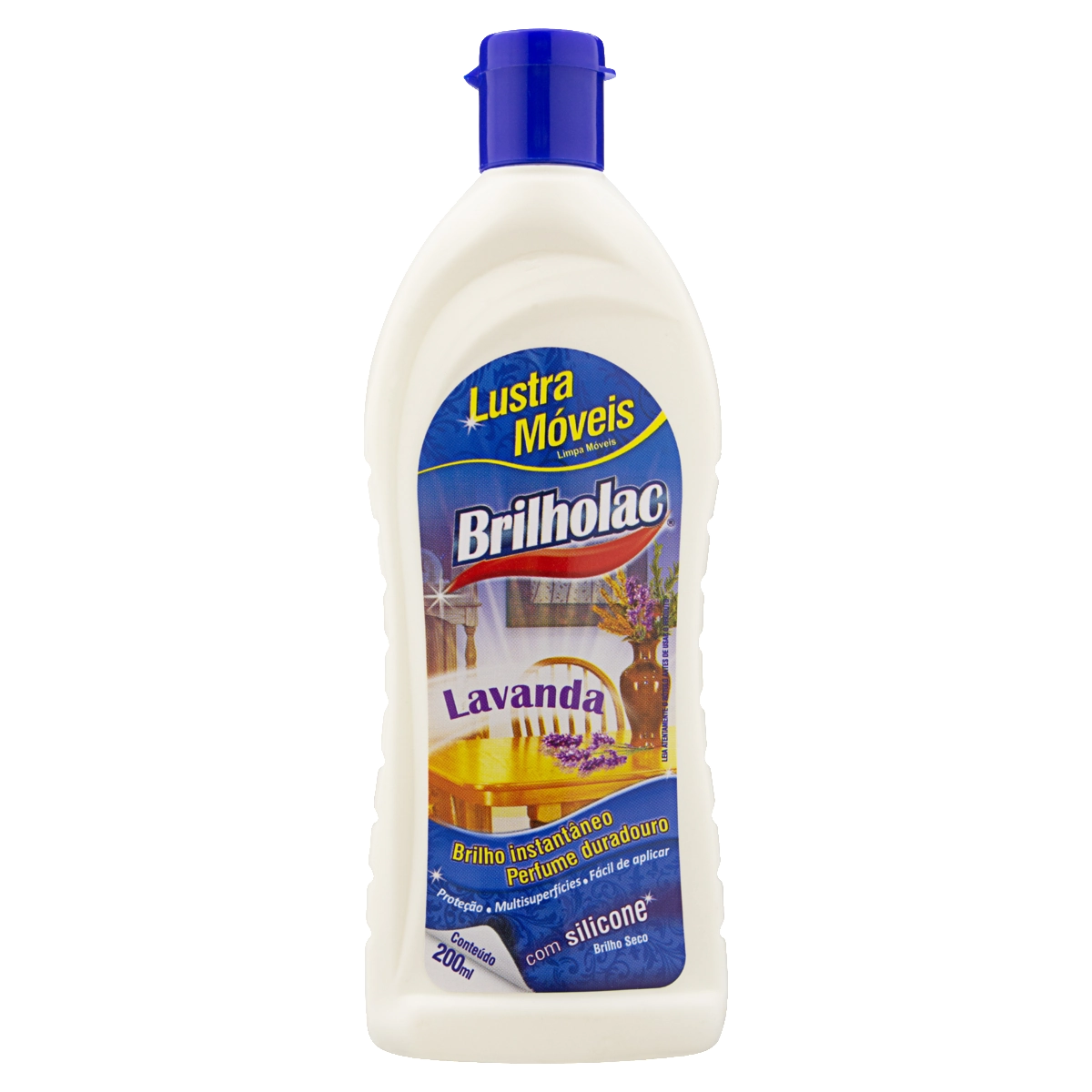 Lustra Móveis Multissuperfícies Lavanda Brilholac Frasco 200ml