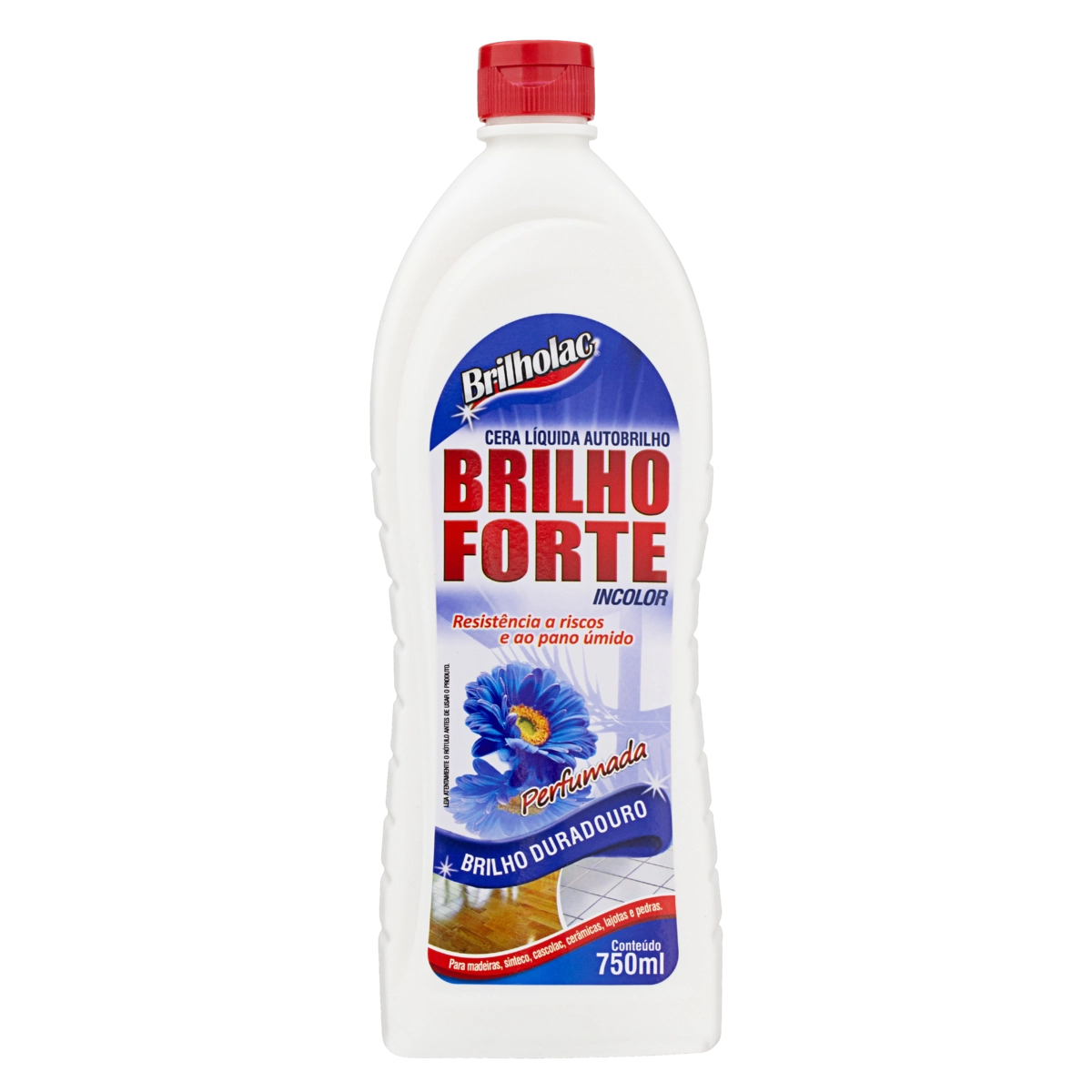 Cera Líquida Autobrilho Perfumada Incolor Brilholac Frasco 750ml