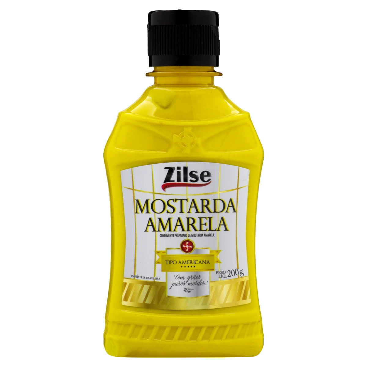 Mostarda Amarela Americana Zilse Squeeze 200g