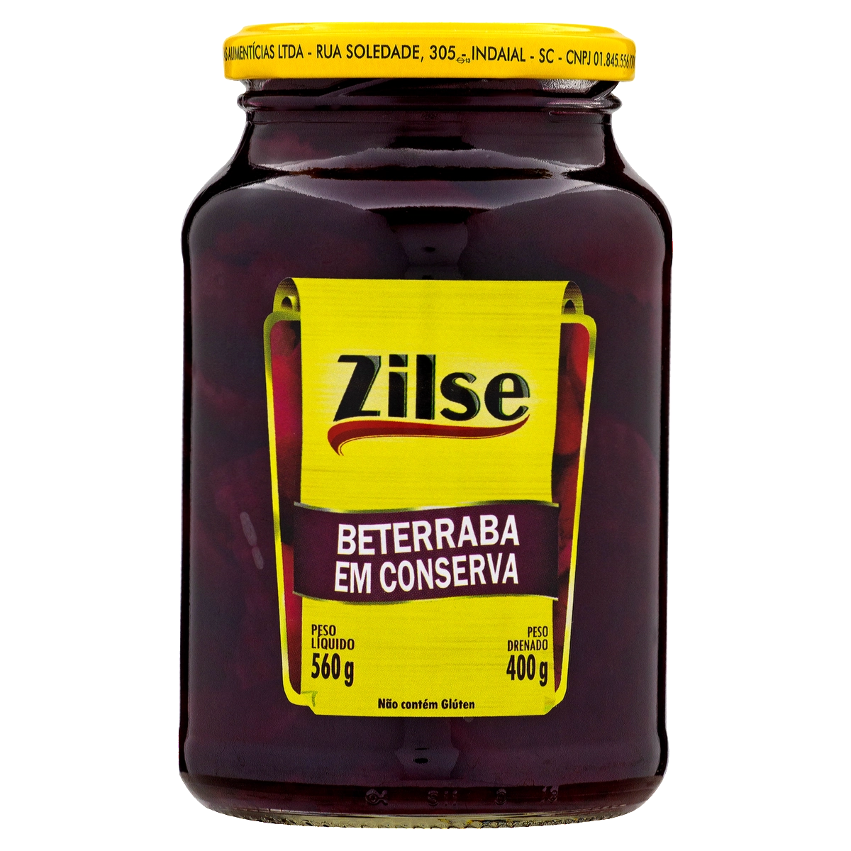 Beterraba Em Conserva Zilse Vidro 400g