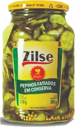 Pepino Zilse Conserva Burguer 300g