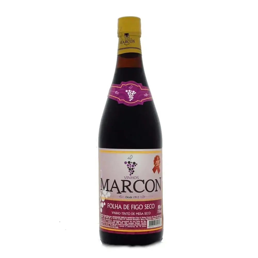 Vinho Brasileiro Tinto Suave Marcon Bordô Garrafa 740ml