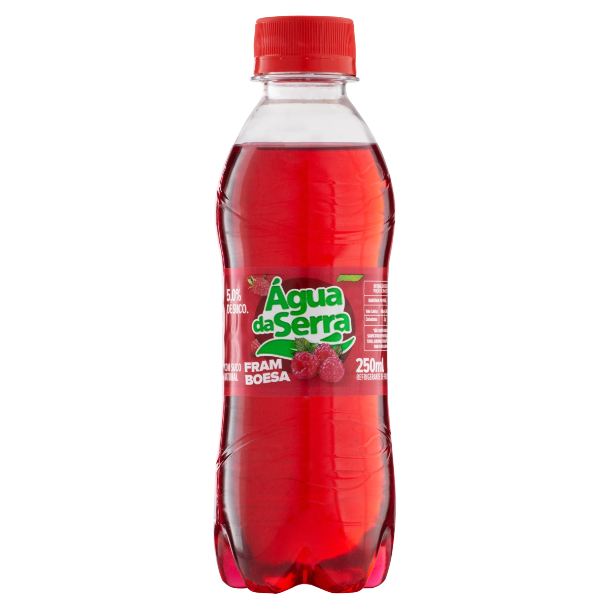 Refrigerante Framboesa água Da Serra Garrafa 250ml