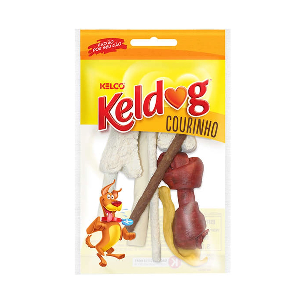 Courinho Mastigável Para Cães Keldog 8 Unidades