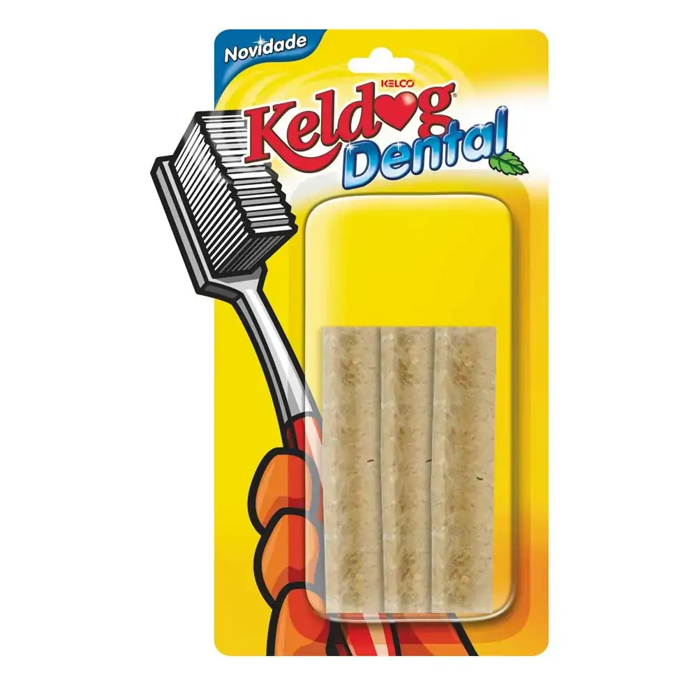 Osso Mastigável Para Cães Keldog 3 Unidades