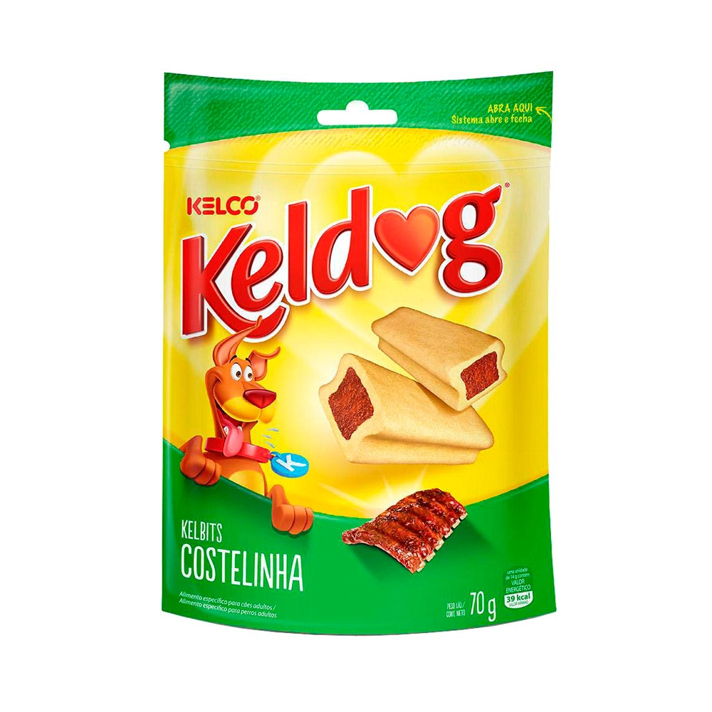 Kelbits para Raças Pequenas Sabor Costelinha KELDOG 85G