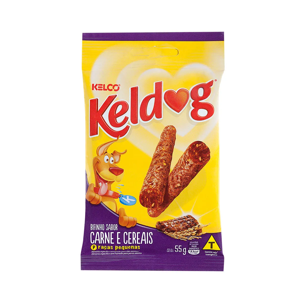 Biscoito KELDOG para Cães Sabor Carne e Cereais 55g