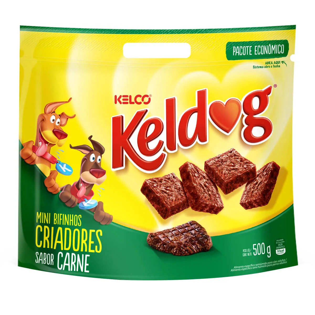 Bifinho KELDOG Criadores Tekinho para Cães Sabor Carne 500g
