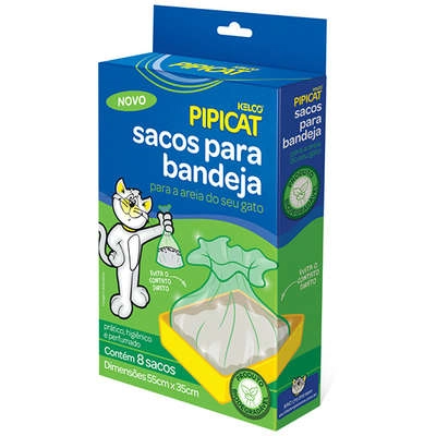 Sacos P/bandeja Pipicat C/8
