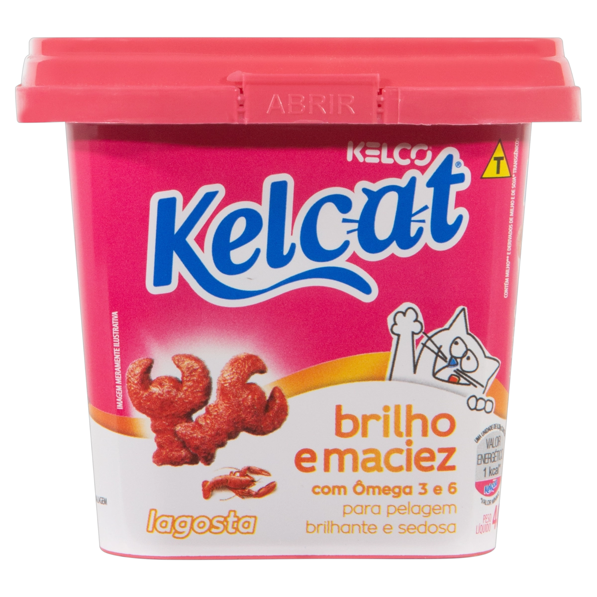 Petisco Para Gatos Adultos Lagosta Kelcat Pote 40g
