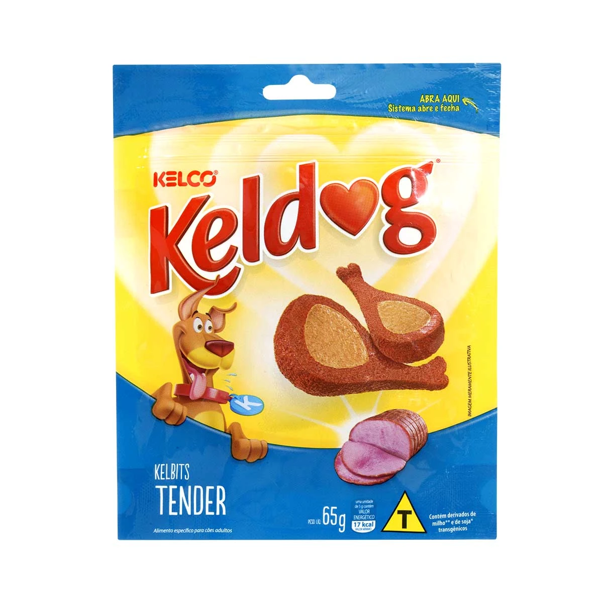 Aperitivo para Cães Kelbits KELDOG Sabor Tender 65g
