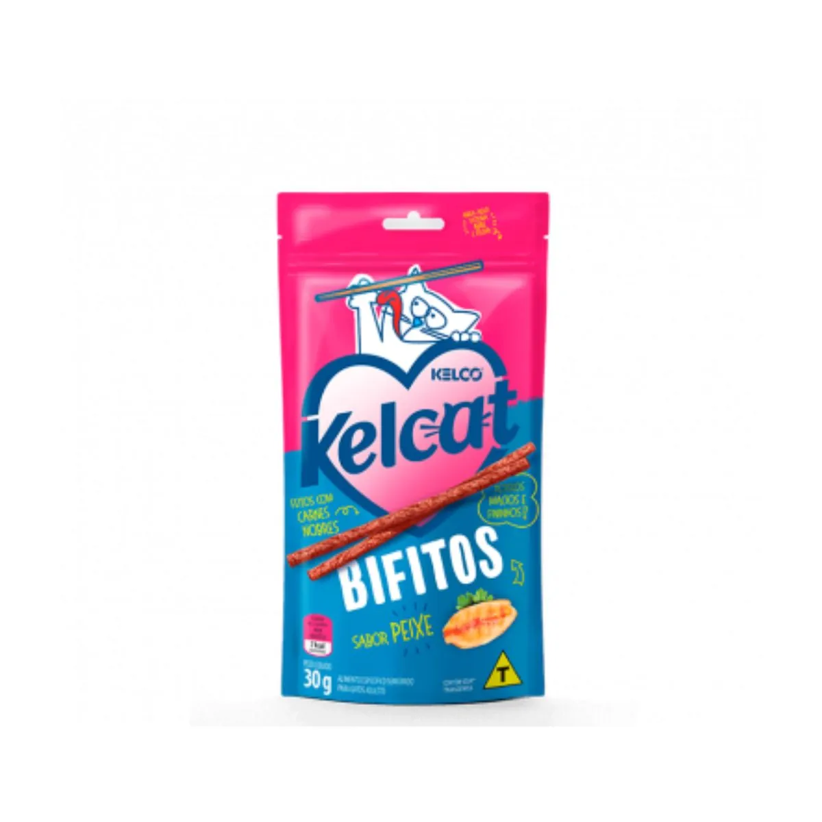 Kelcat Bifitos Sabor Peixe 30g