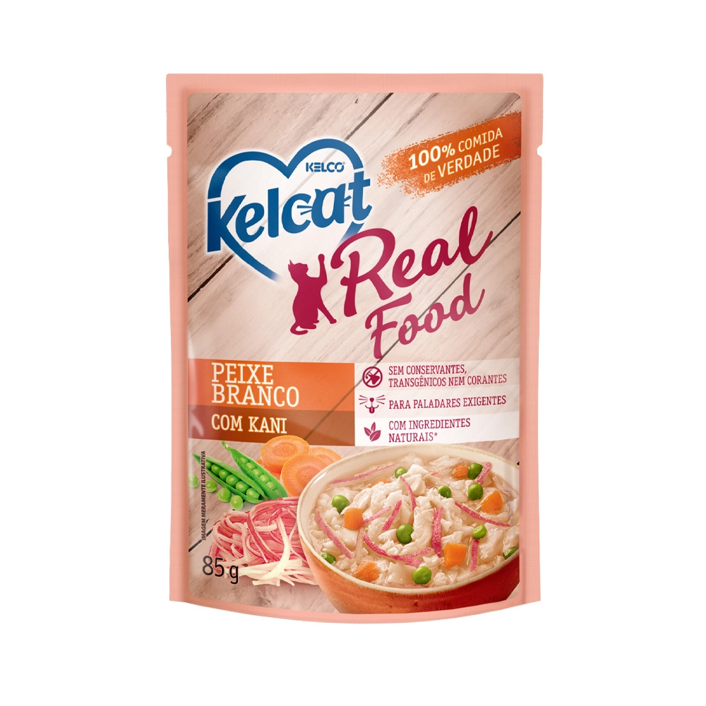 Racao Kelcat P/gato Ad.atum/kani 85g
