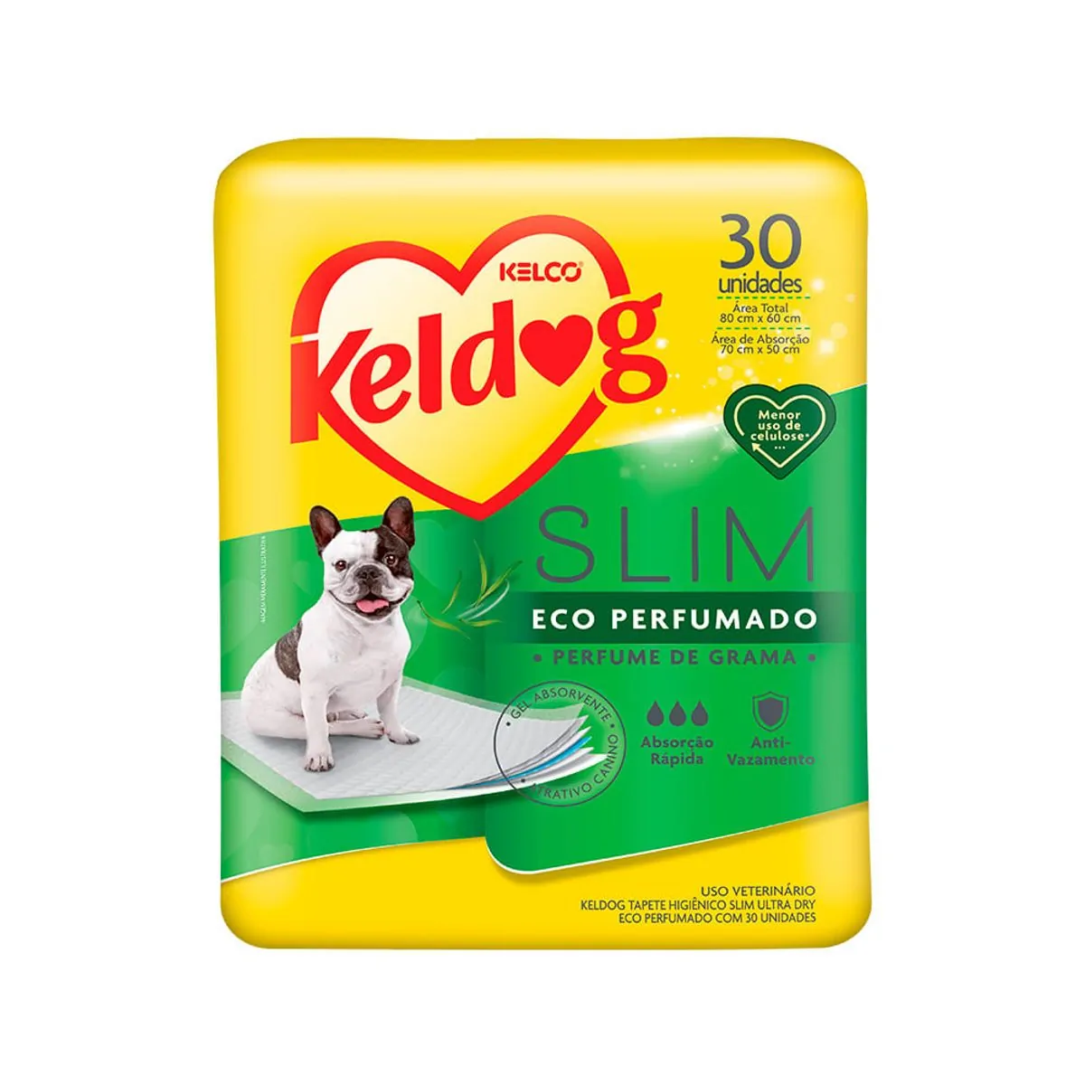 Keldog Tapete Slim Eco Perfumado 80x60 C/30un