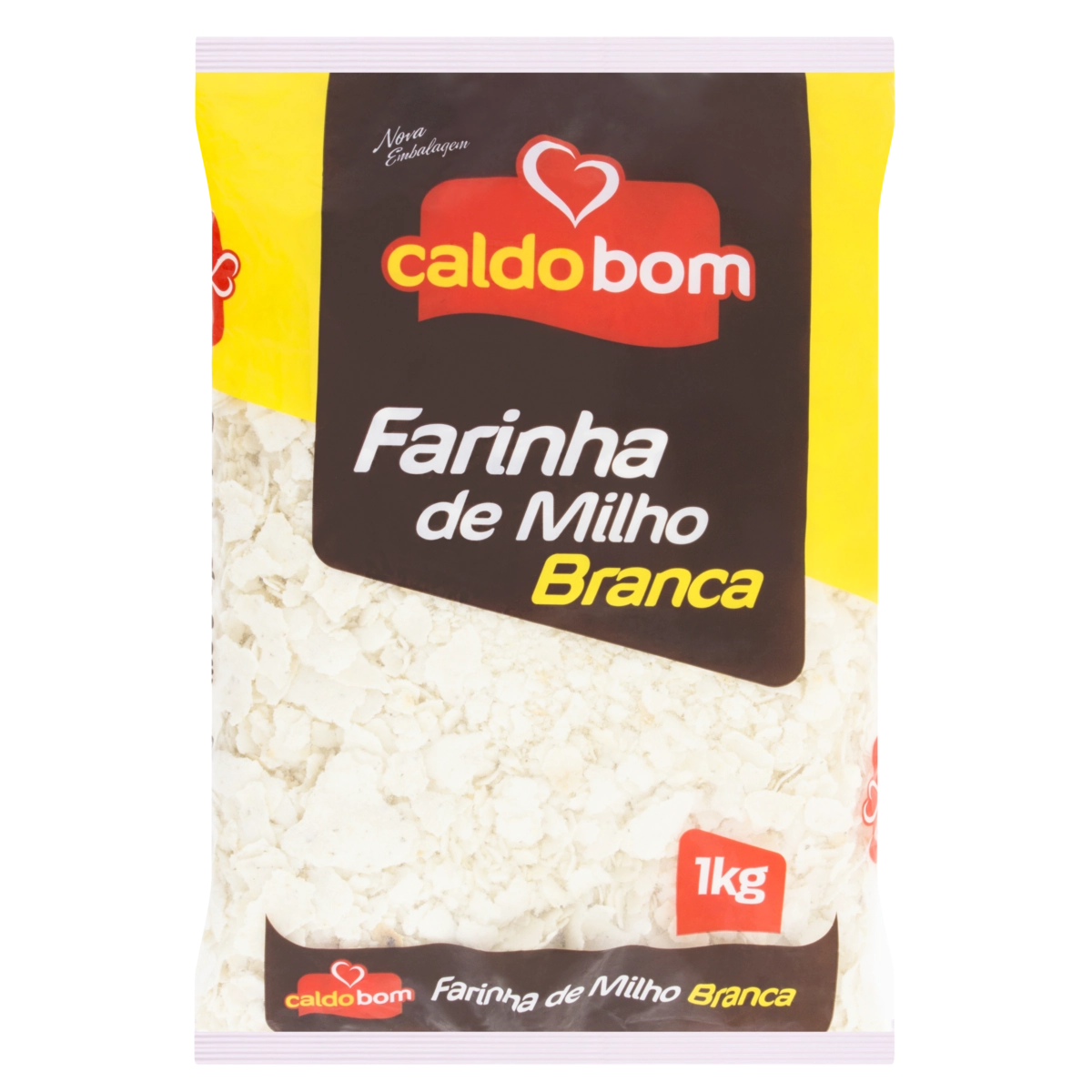 Farinha De Milho Branca Caldo Bom Pacote 1kg