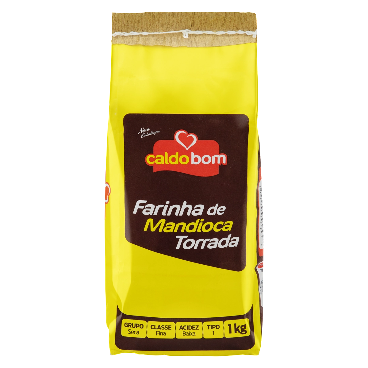 Farinha De Mandioca Tipo 1 Torrada Caldo Bom Pacote 1kg