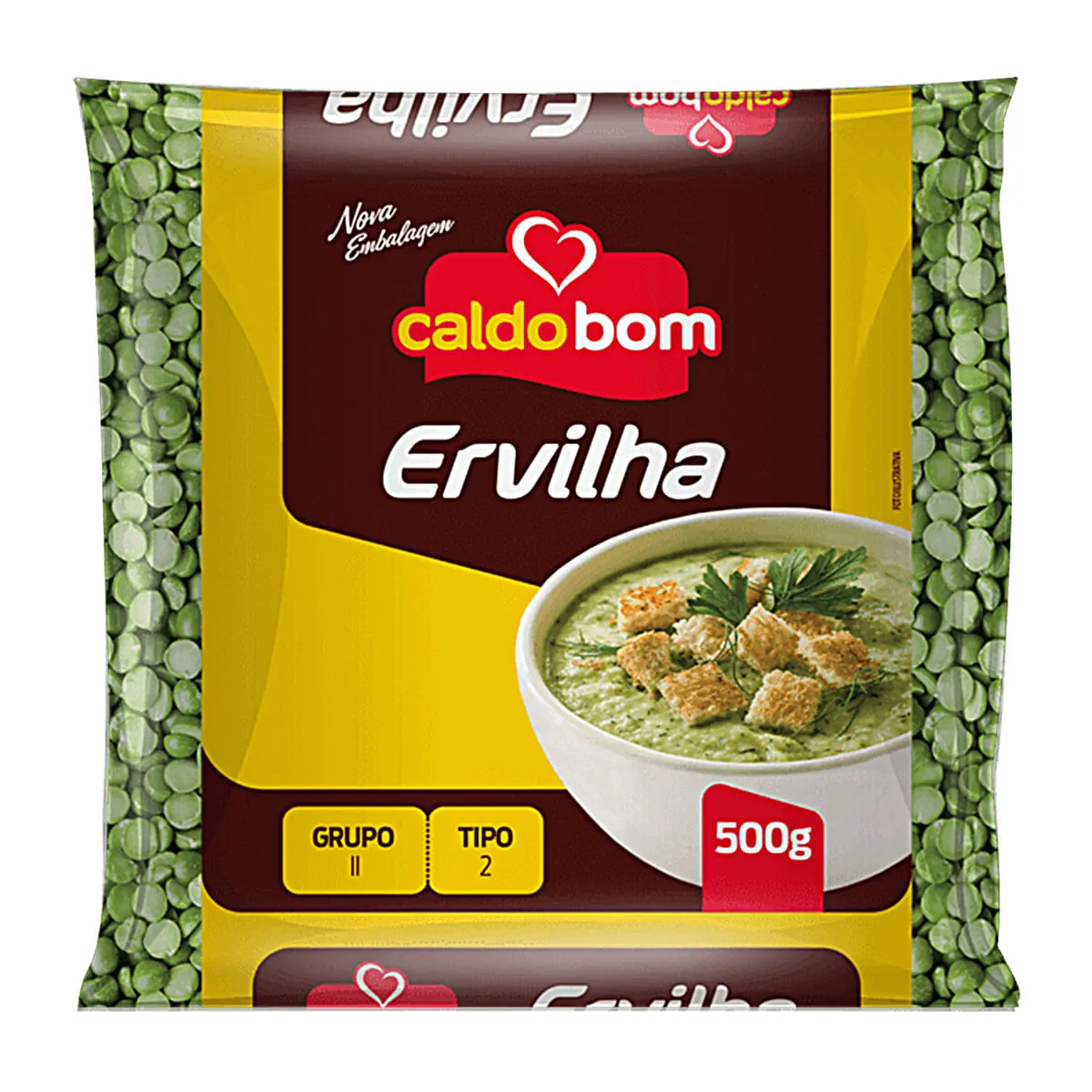 Ervilha Tipo 2 Caldo Bom Pacote 400g