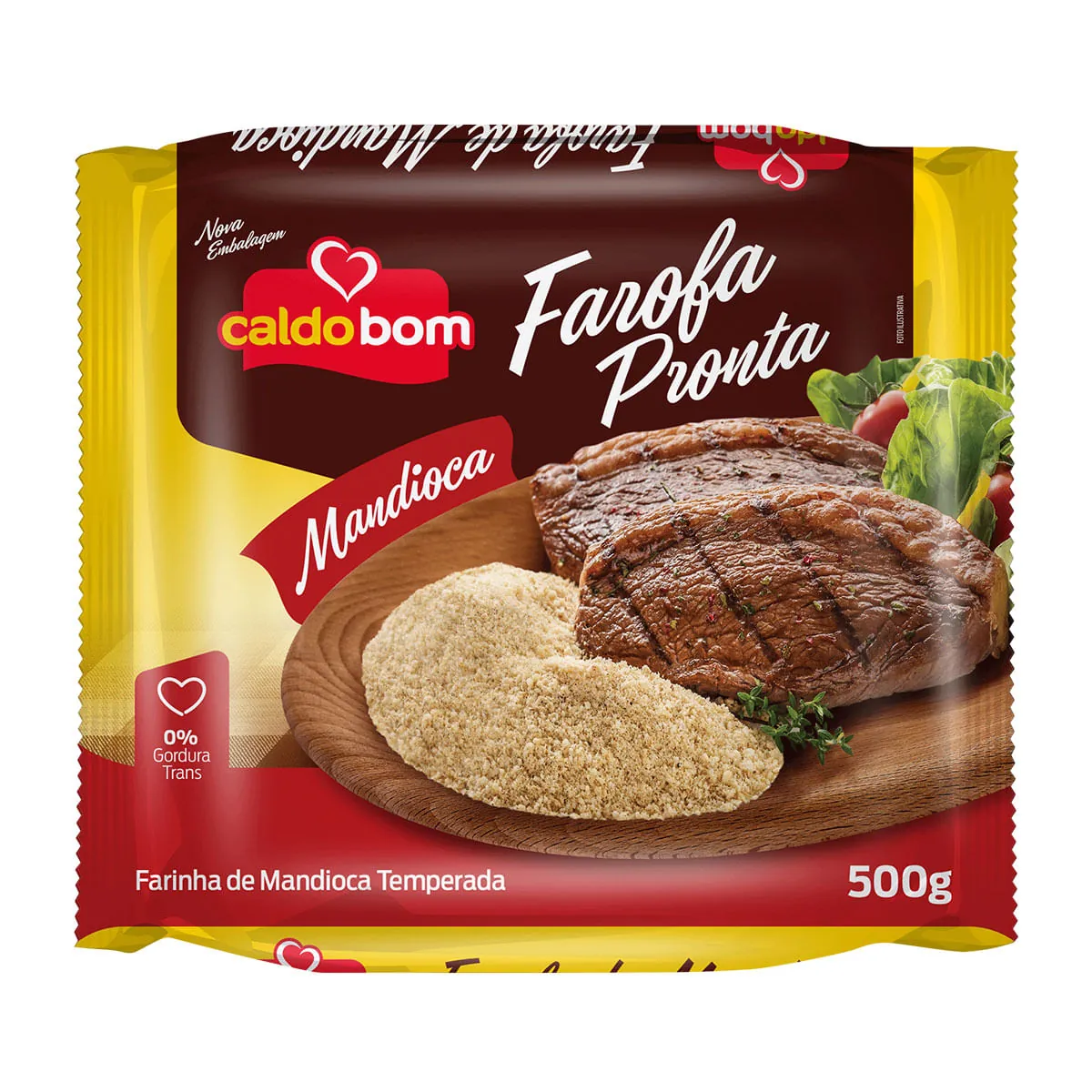 Farofa De Mandioca Caldo Bom Pacote 500g