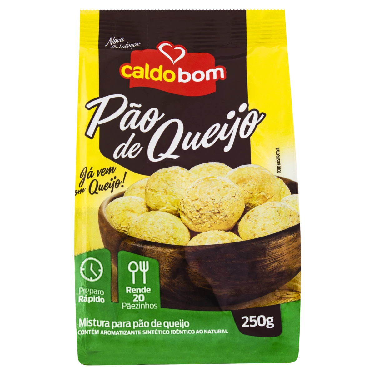 Mistura Para Pão De Queijo Caldo Bom Pacote 250g