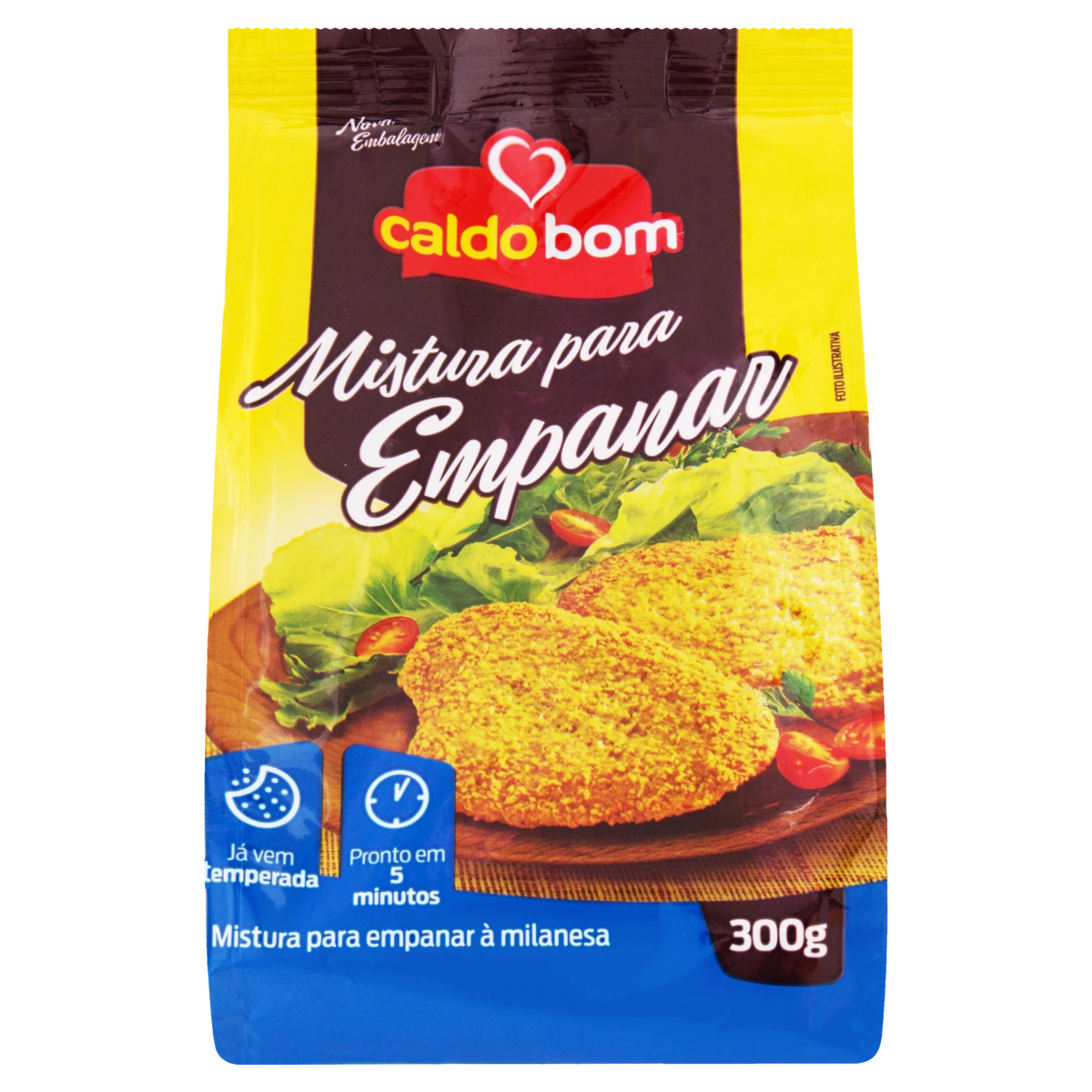 Farinha Para Empanar Caldo Bom Pacote 300g