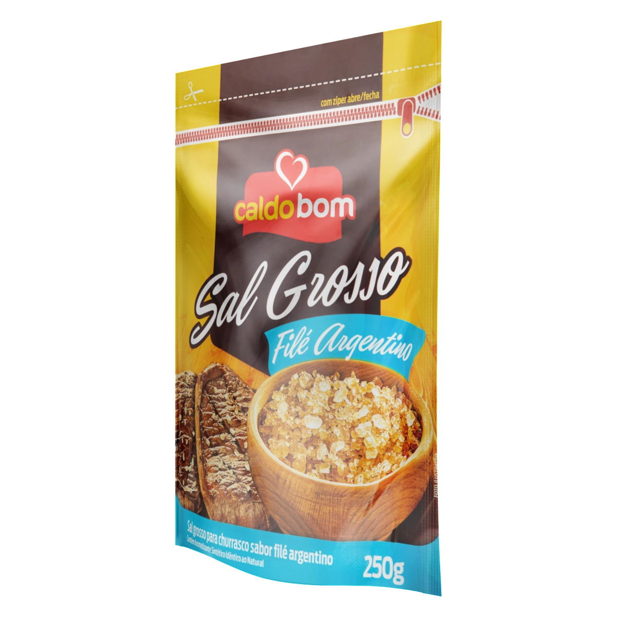 Sal Grosso Filé Argentino Caldo Bom Sachê 250g