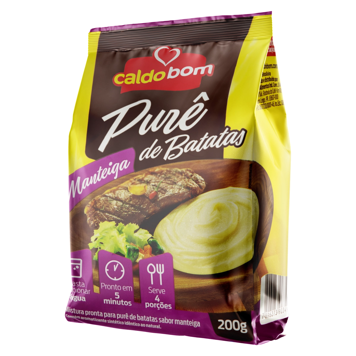 Purê De Batata Manteiga Caldo Bom Pacote 200g