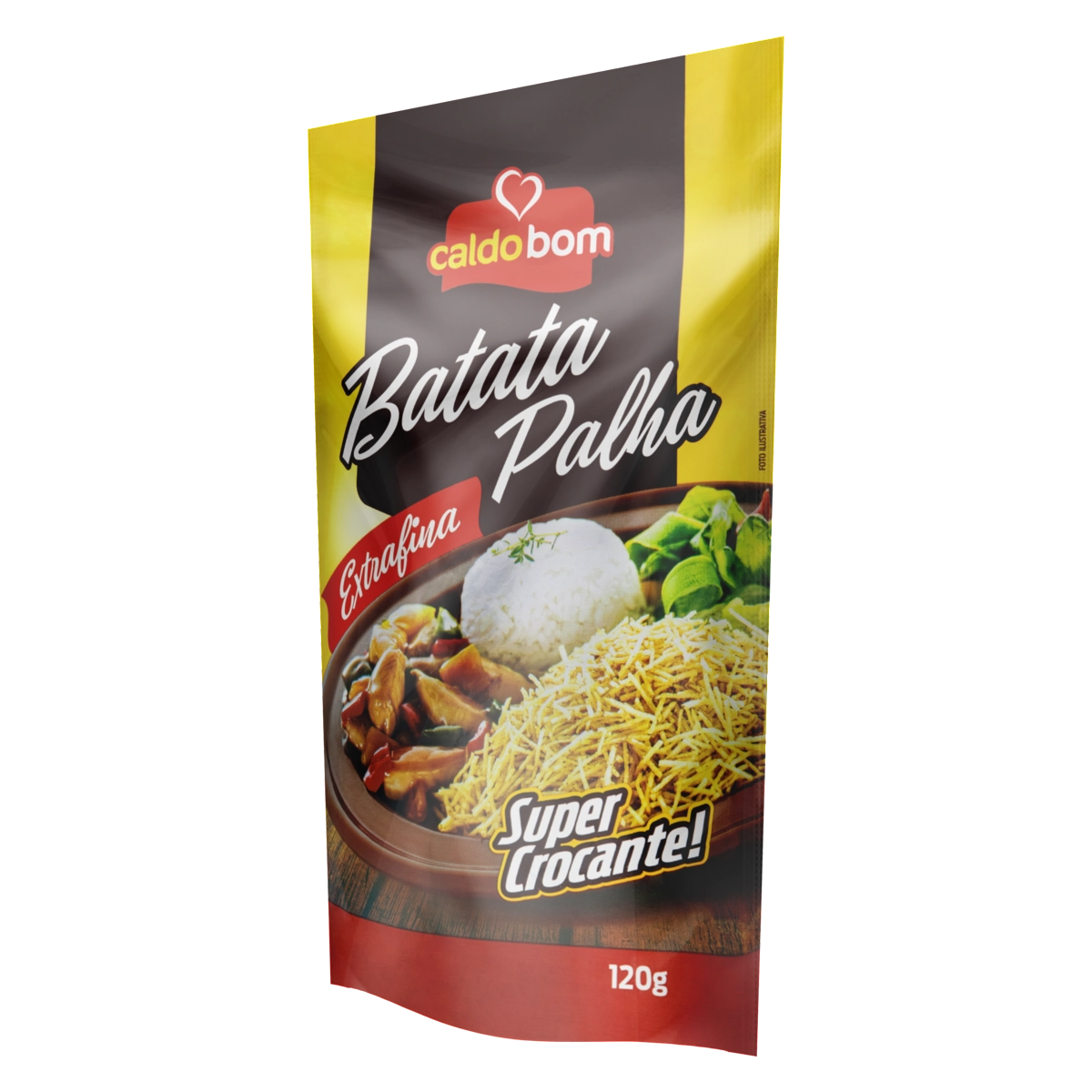 Batata Palha Extrafina Caldo Bom Sachê 120g