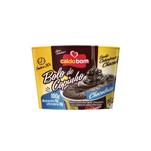 Bolo Copinho Caldo Bom 100g Choc
