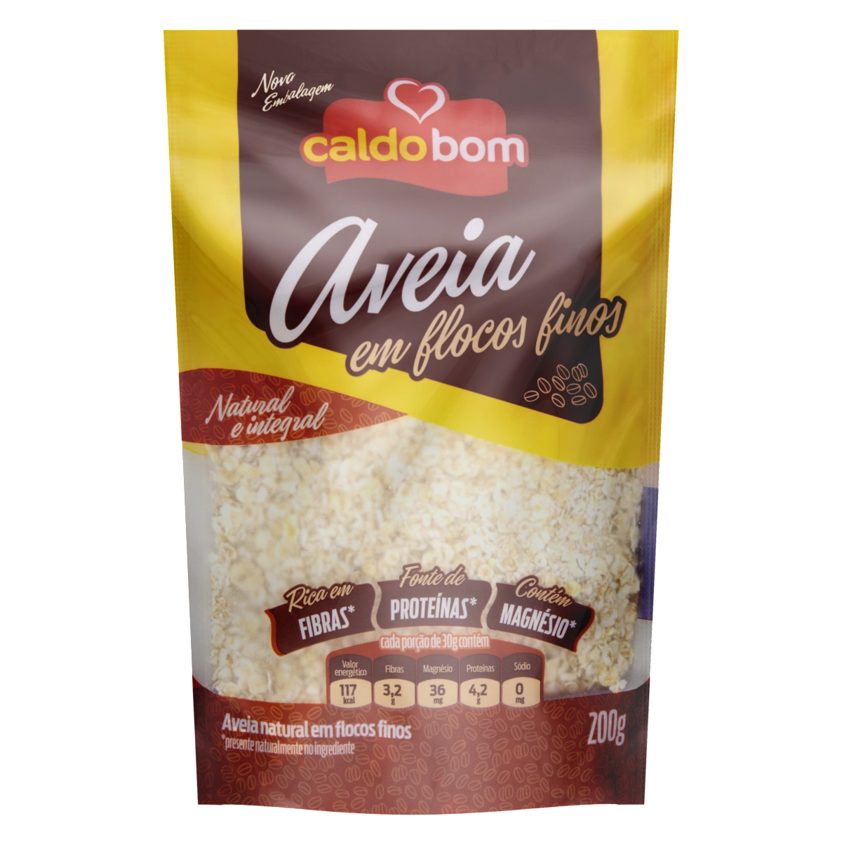 Aveia Em Flocos Finos Caldo Bom Sachê 200g