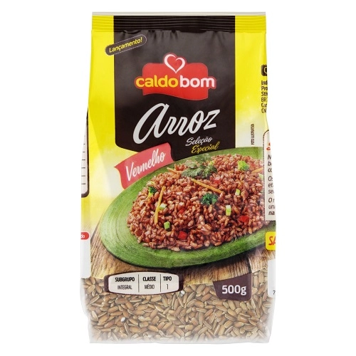 Arroz Vermelho Tipo 1 Caldo Bom Seleção Especial Pacote 500g