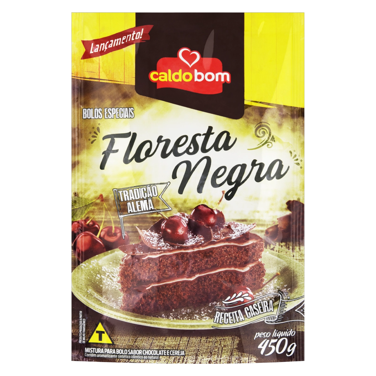 Mistura Para Bolo Floresta Negra Caldo Bom Especiais Sachê 450g