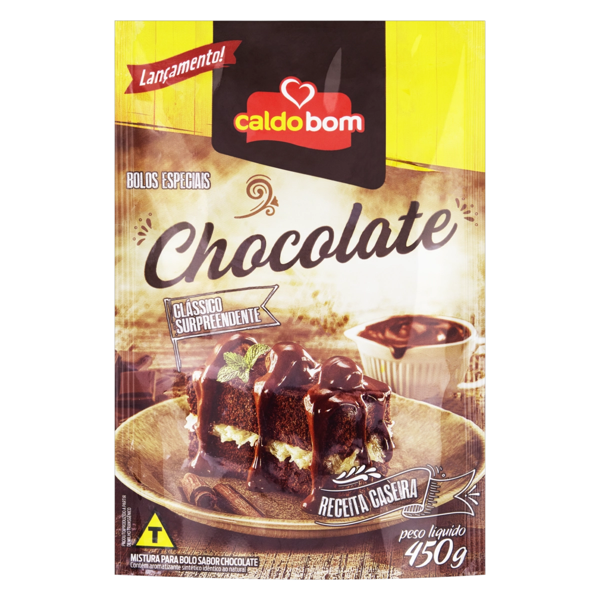 Mistura Para Bolo Chocolate Caldo Bom Especiais Sachê 450g