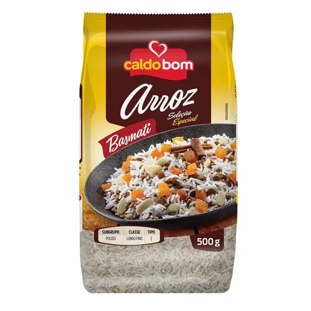 Arroz Basmati Tipo 1 Caldo Bom Seleção Especial Pacote 500g