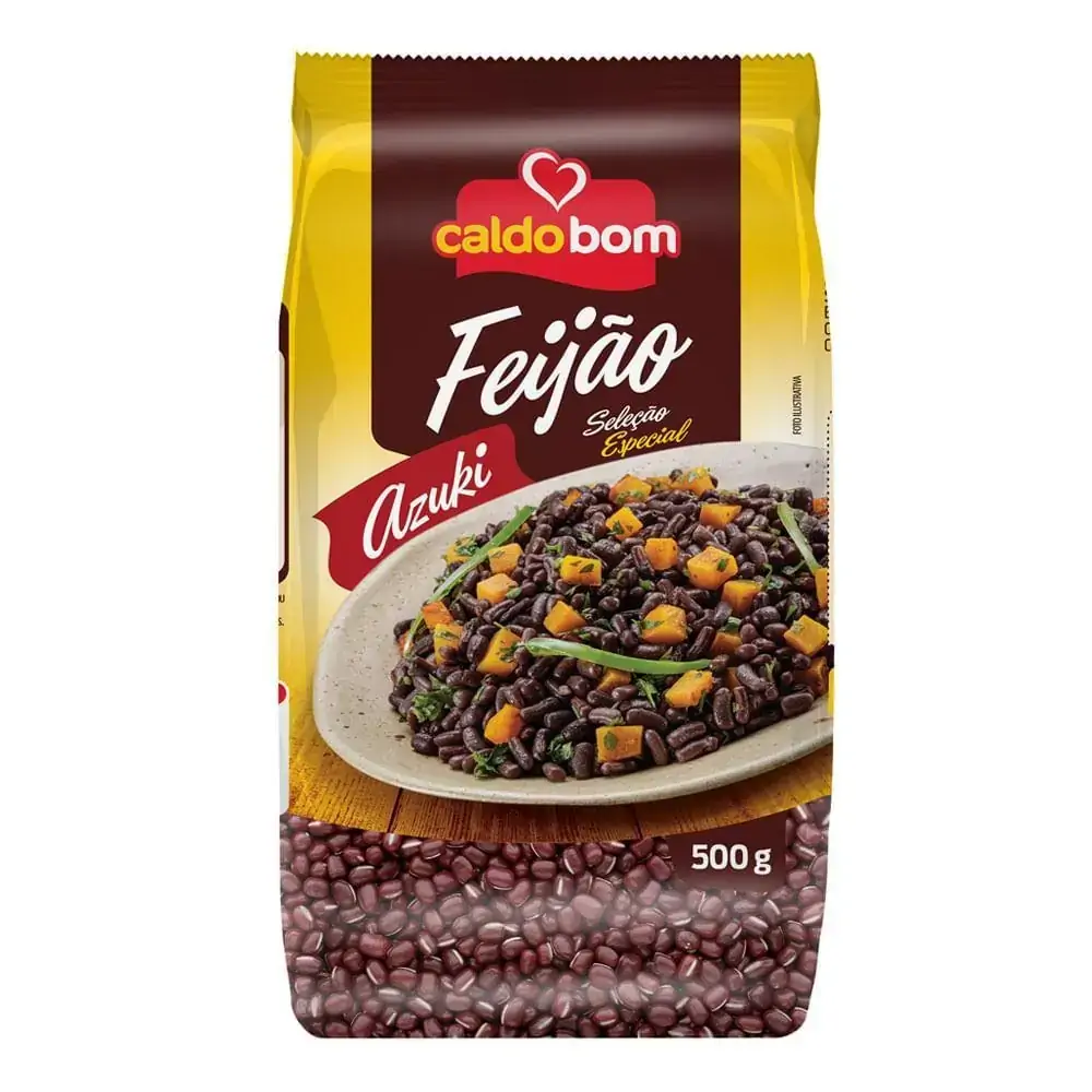 Feijão Azuki Caldo Bom Seleção Especial Pacote 500g
