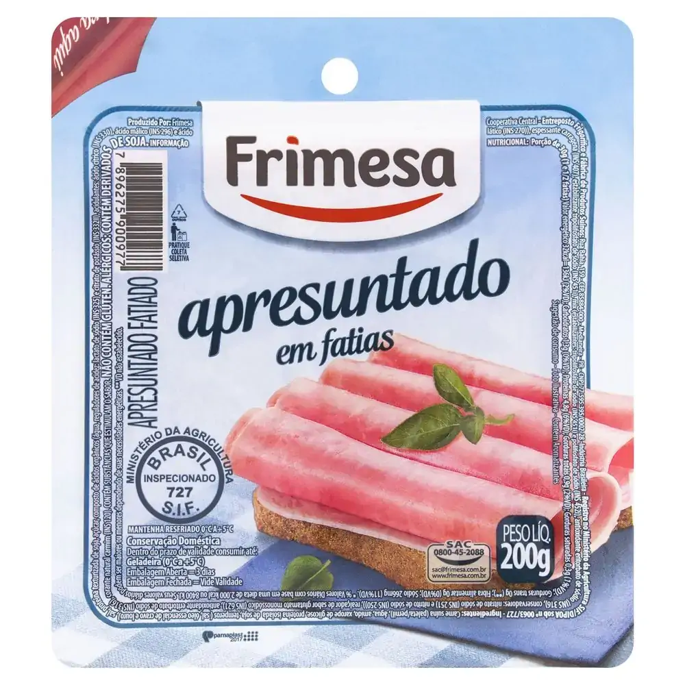 Apresuntado Frimesa Frilanche Fat